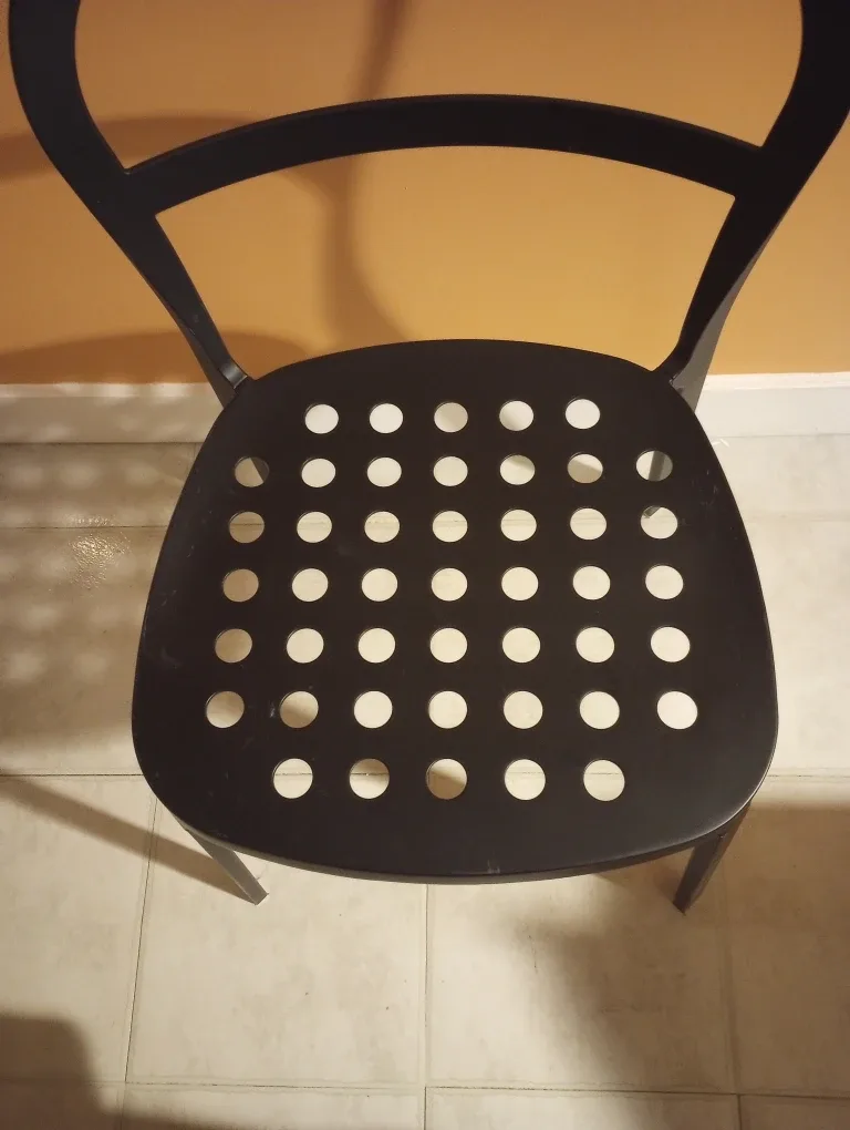 IKEA Reidar Aluminum Chair - Black image indicator(4)