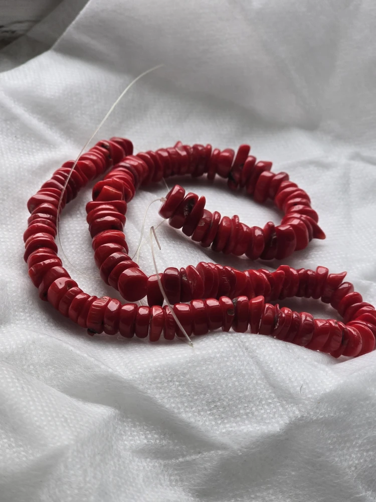 Loose Natural  Coral and Pearl Beads for jewelry making - photo 4