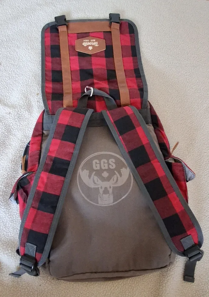 Toronto EST. 1834 Plaid Backpack image indicator(6)