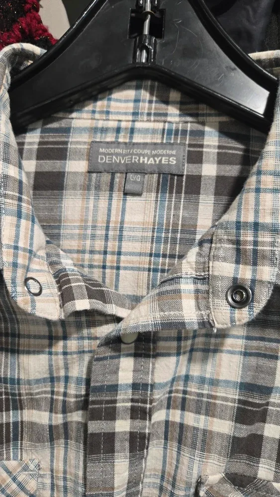 Denver Hayes AC/DC Plaid Shirt - Size L image indicator(2)