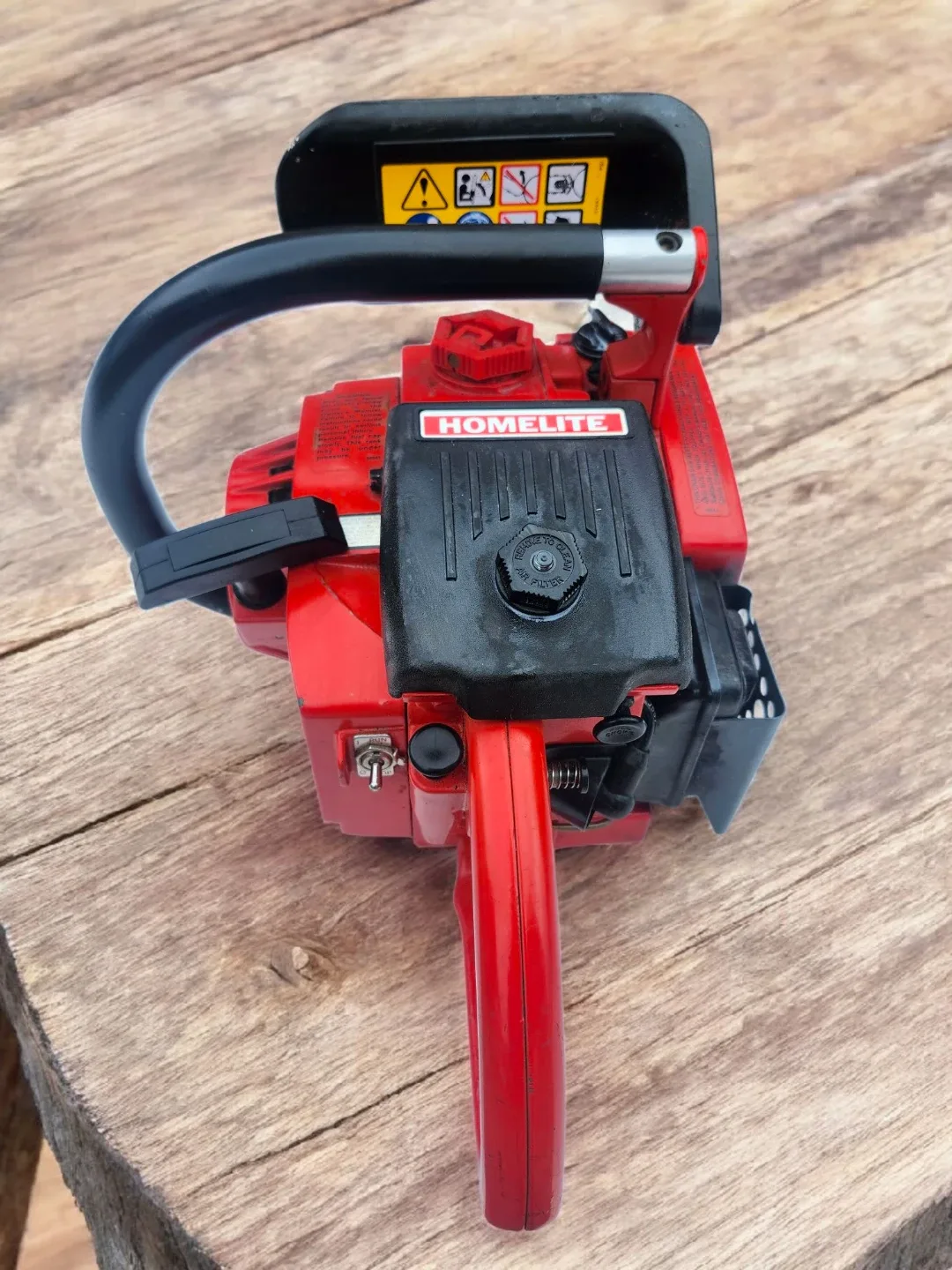 HOMELITE SUPER XL CHAINSAW 20 in blade 58 cc Low Millage 🥕 image indicator(4)