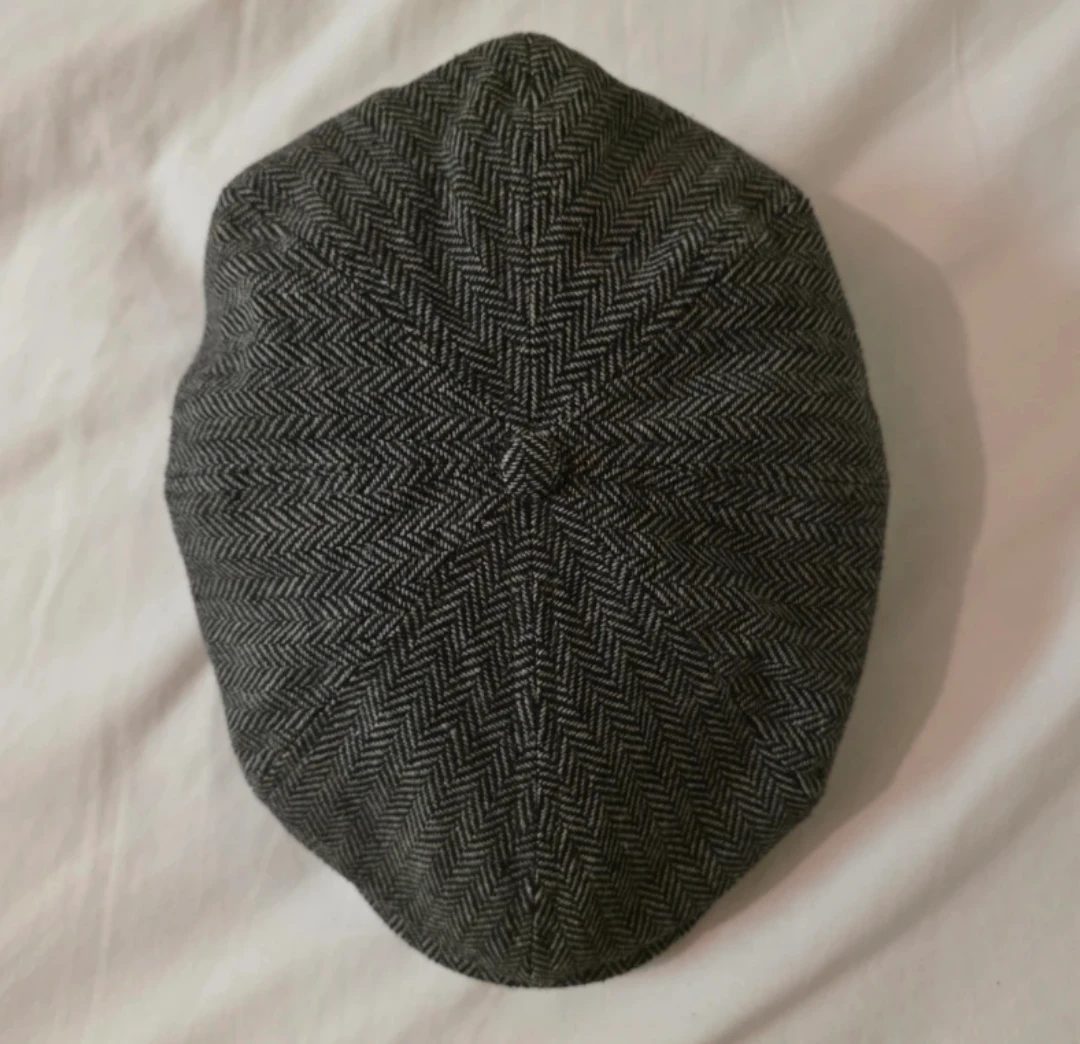 Brixton Herringbone Newsboy Cap
