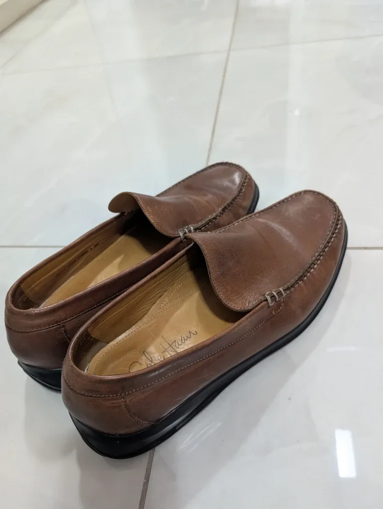 Cole Haan Brown Leather Loafers - Men's 10.5M