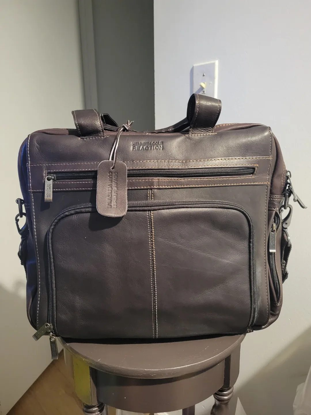 Kenneth Cole Reaction Leather Briefcase image indicator(2)