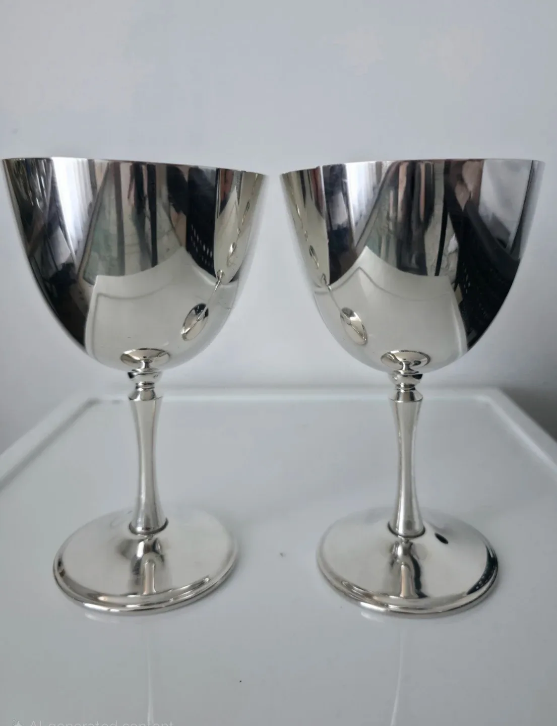 Vintage Silver Plated Wine Goblet  by King's Plate