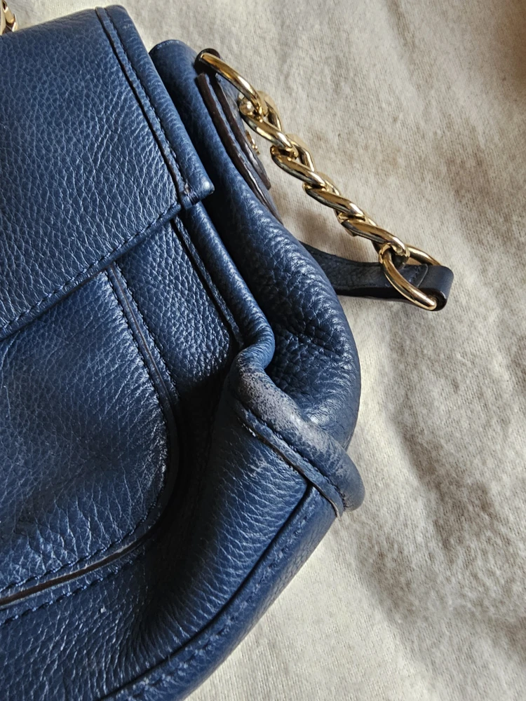 Michael Kors Blue Leather Crossbody Bag - photo 3