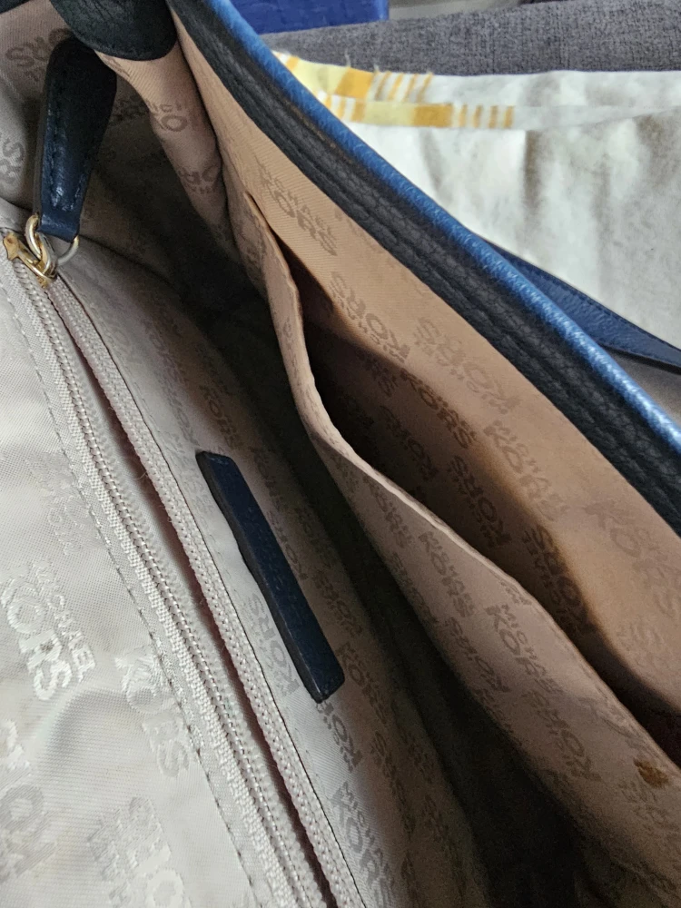Michael Kors Blue Leather Crossbody Bag - photo 4