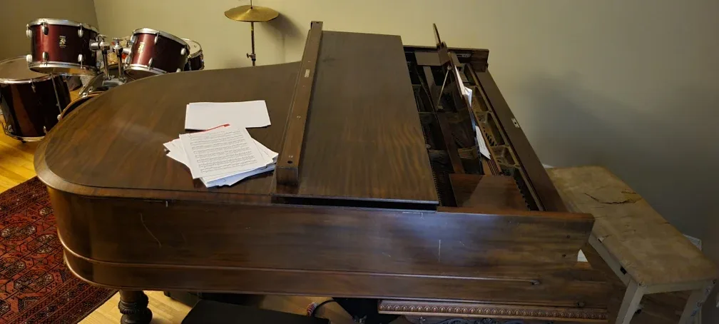 Gerhard Heintzman Piano with Bench - As Is