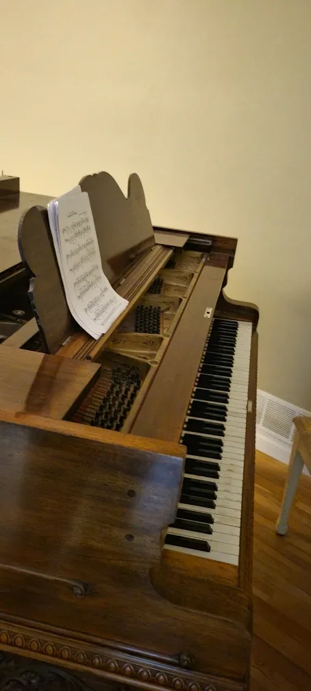 Gerhard Heintzman Piano with Bench - As Is image indicator(6)