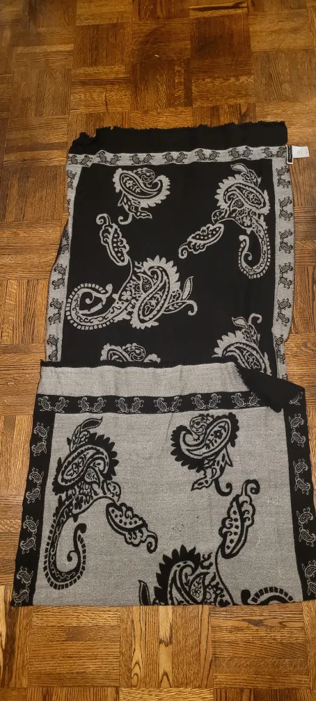 Melanie Lyn Viscose Scarf (double sided)