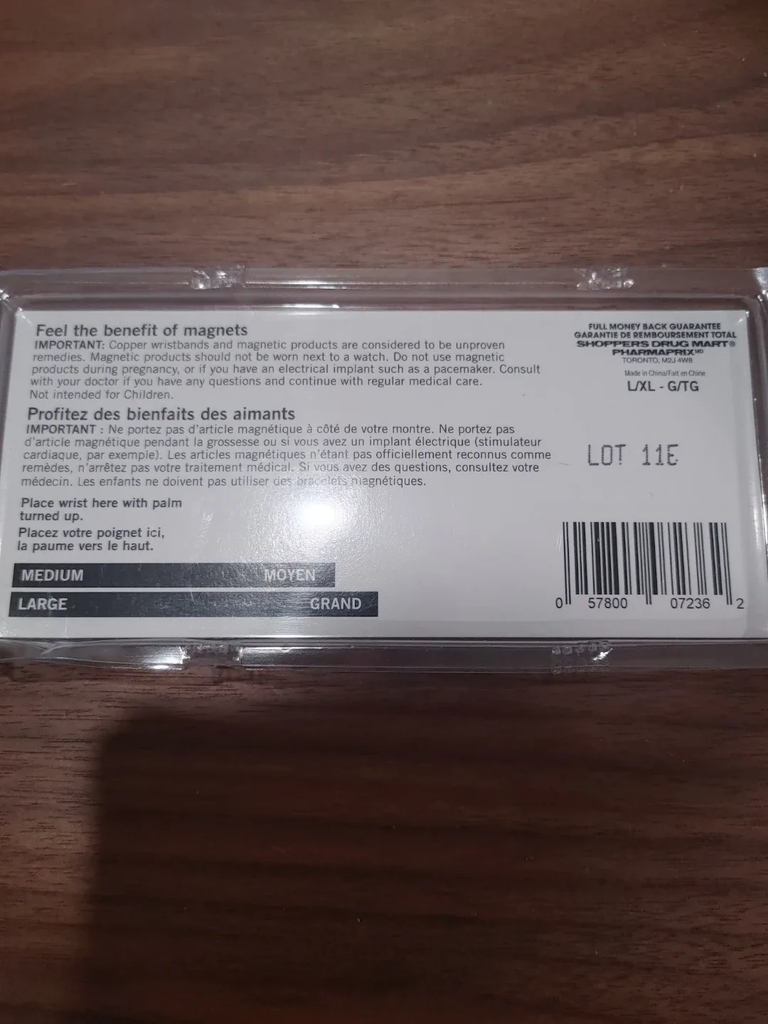 🧡BRAND NEW LIFE BRAND MAGNETIC BRACELET L/XL image indicator(3)