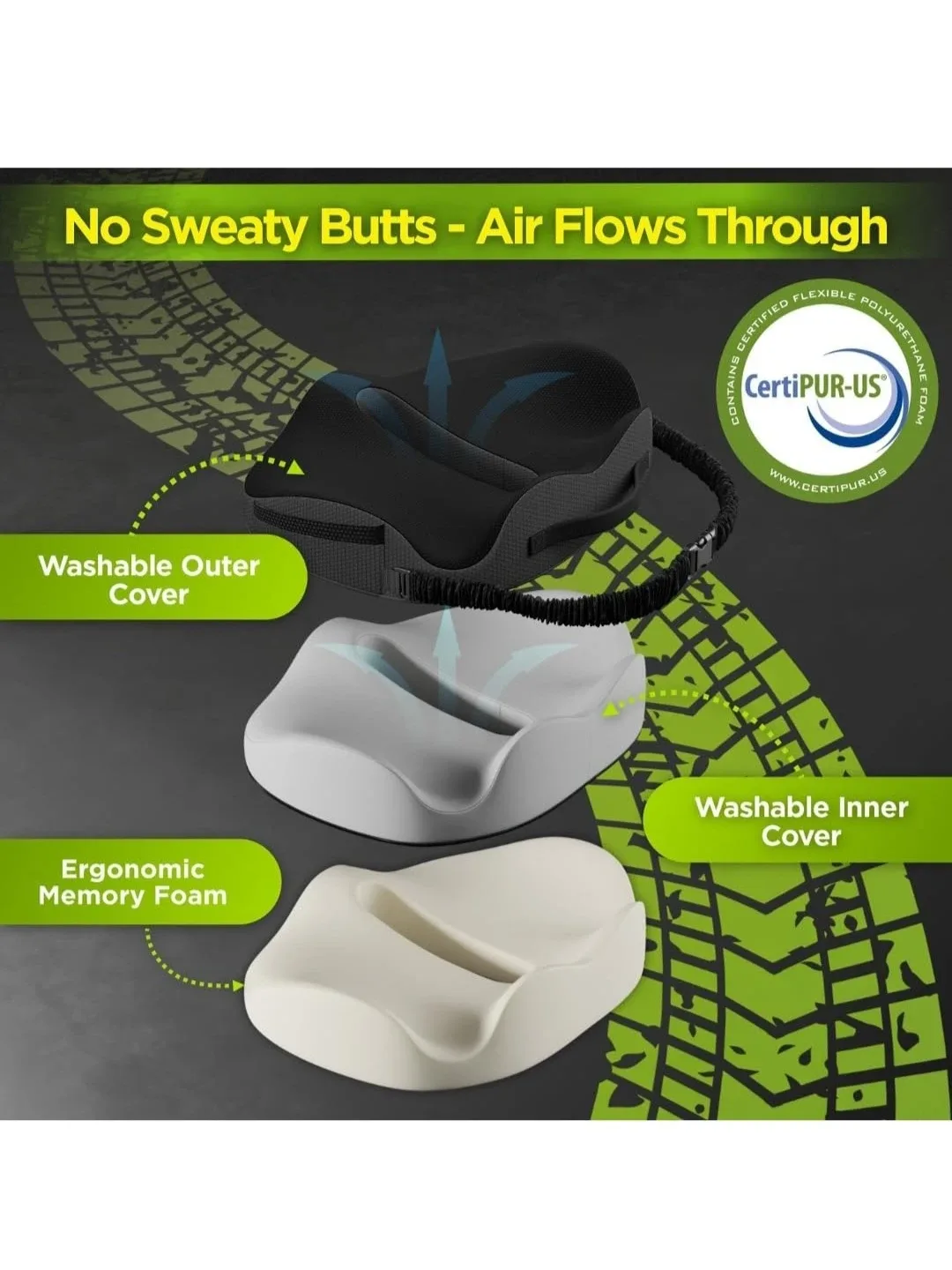 Truckules Breathable Seat Cushion image indicator(4)