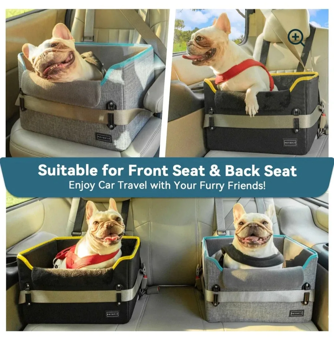 PETSFIT Dog Car Seat - Grey image indicator(6)