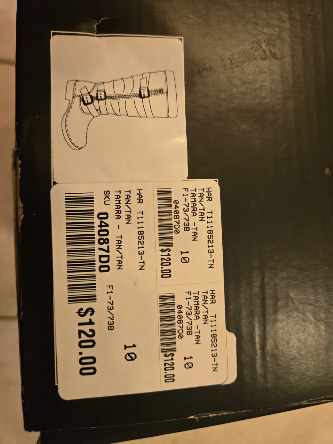 Tamara Tan Boots Size 10