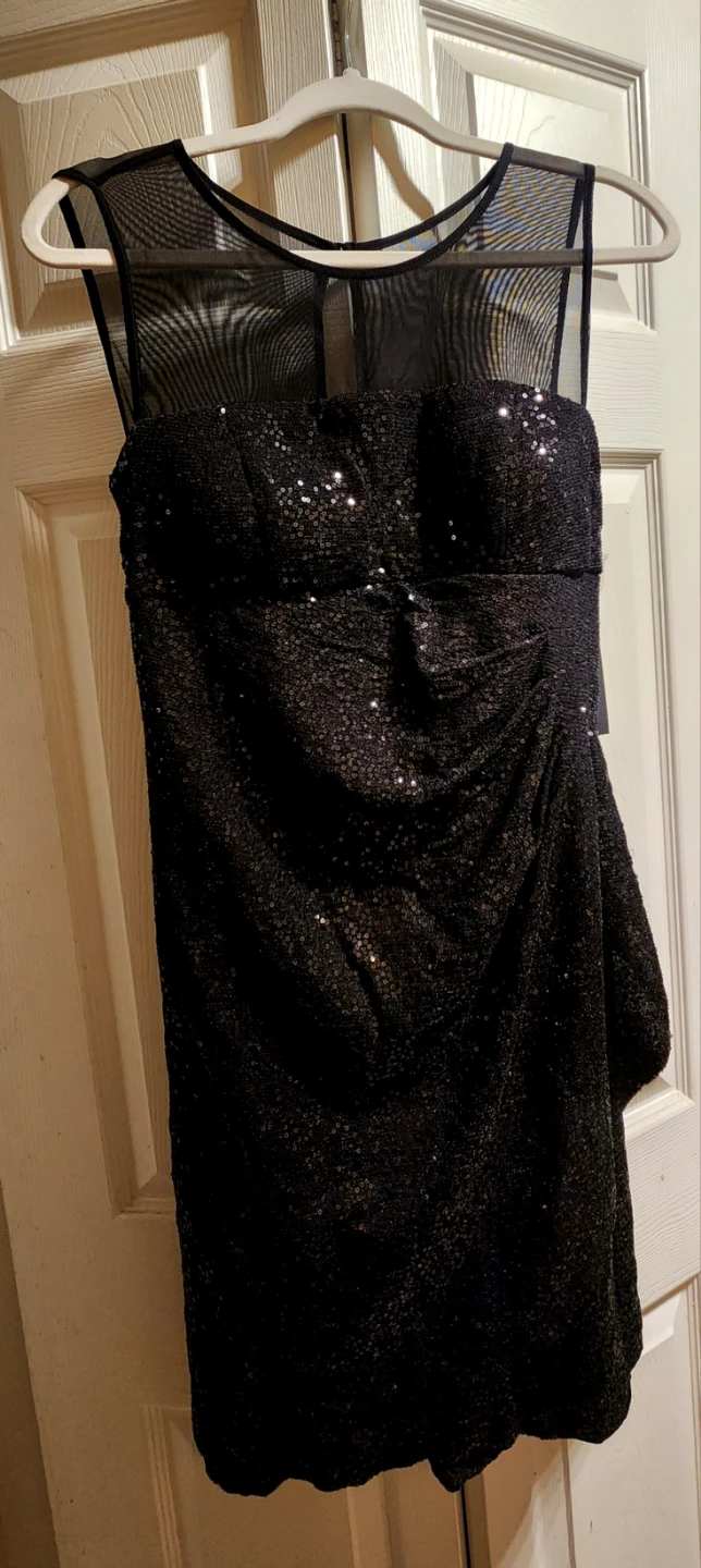 Scarlett Black Sequin Dress - Size 8 - photo 2