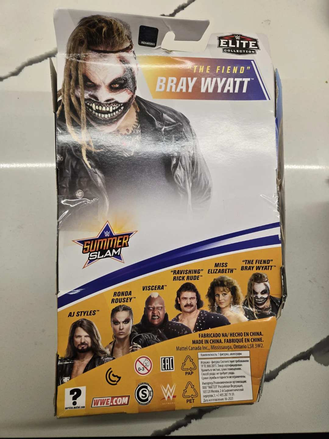 WWE Elite Collection Bray Wyatt "The Fiend" Action Figure - photo 2