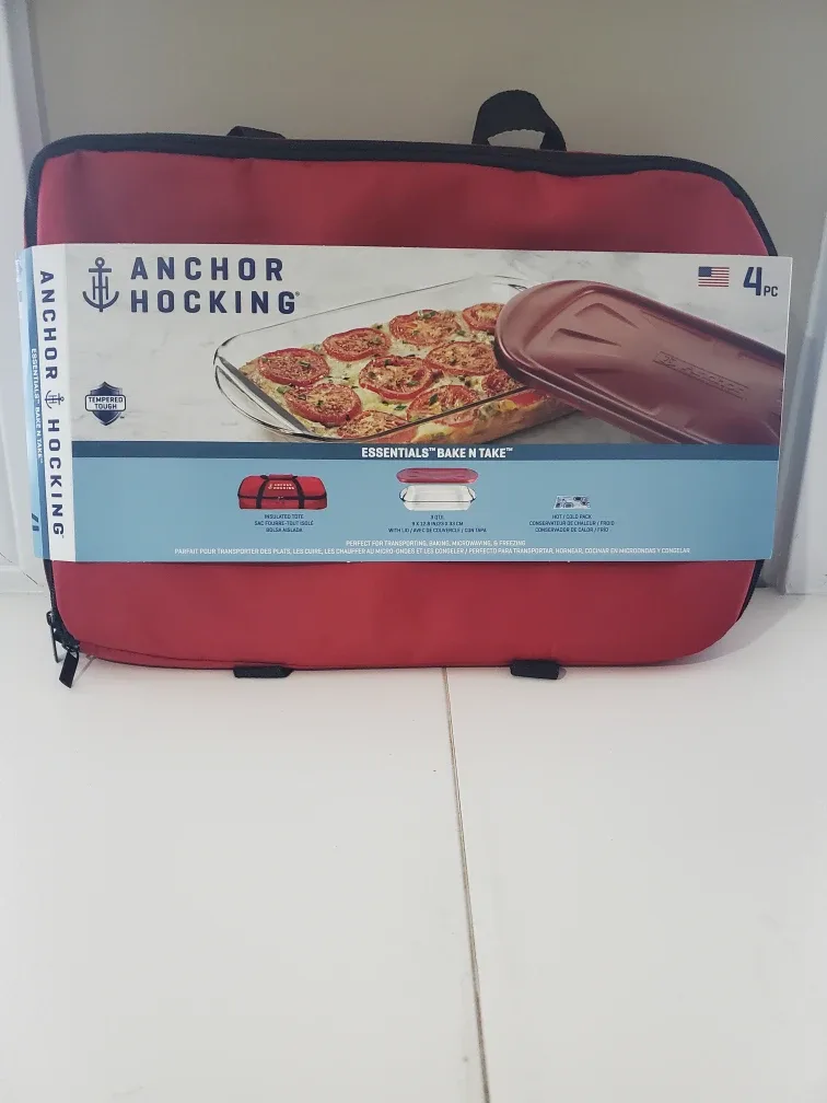 Anchor Hocking Bake N Take 4-Piece Set