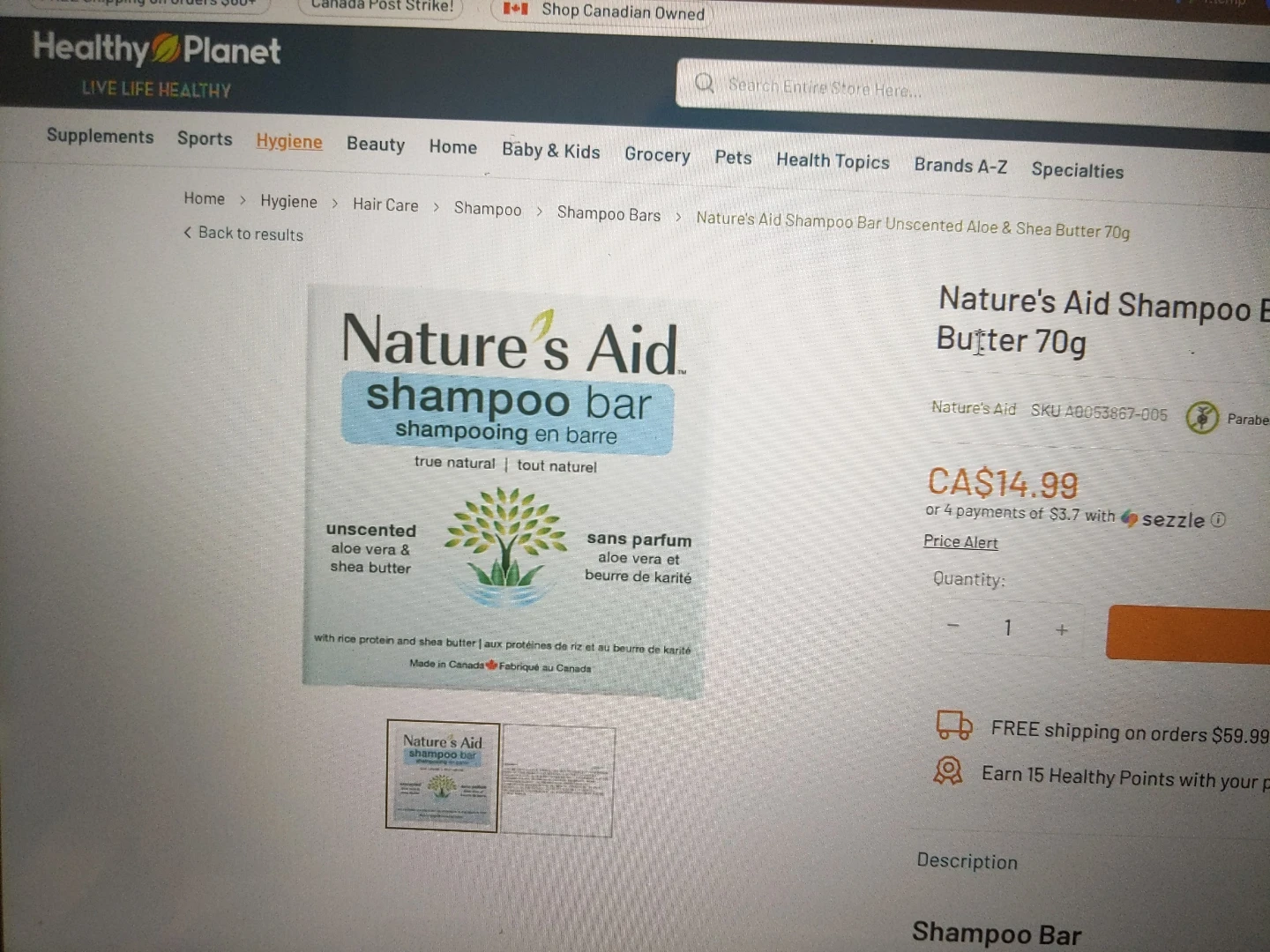 Nature's Aid Shampoo Bar - Mango & Tangerine - photo 5