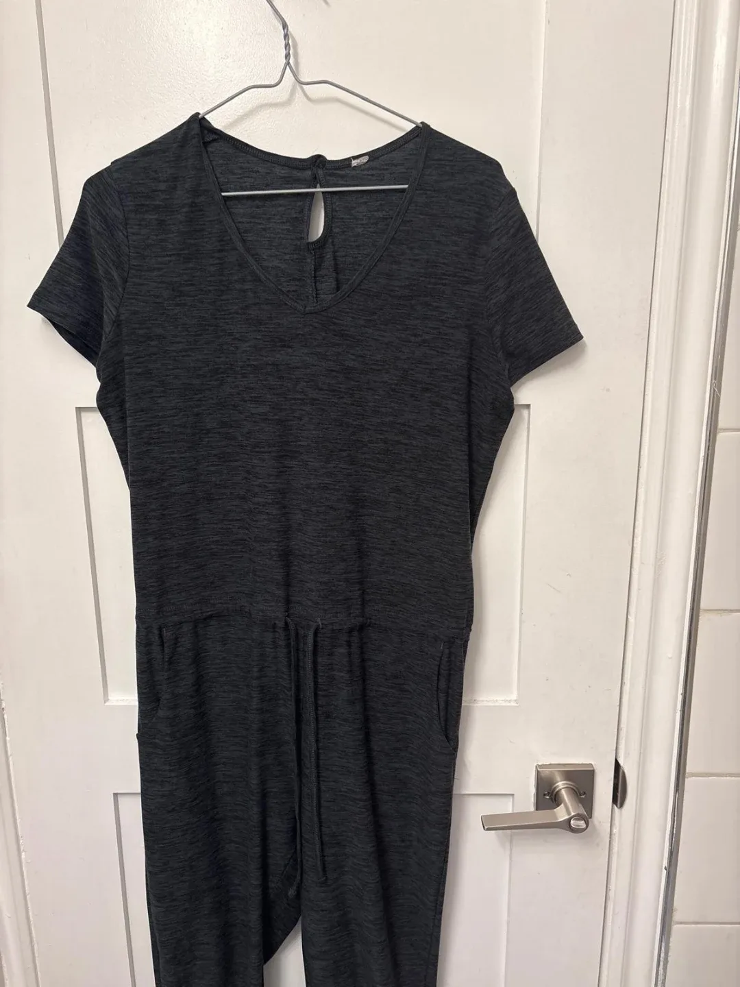 Athleta Gray Jumpsuit, Size M image indicator(2)