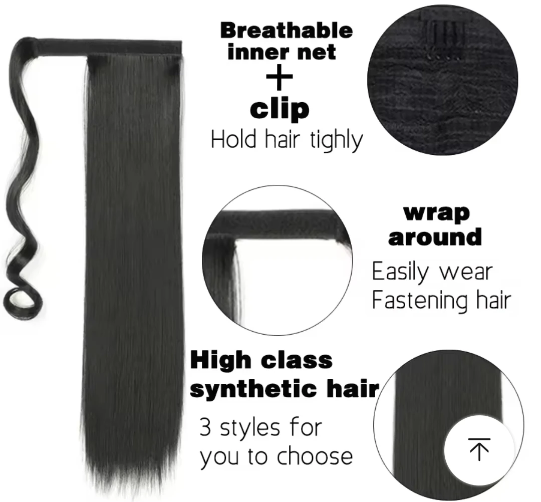 Hair Extension Ponytail - Red/Dark - photo 5