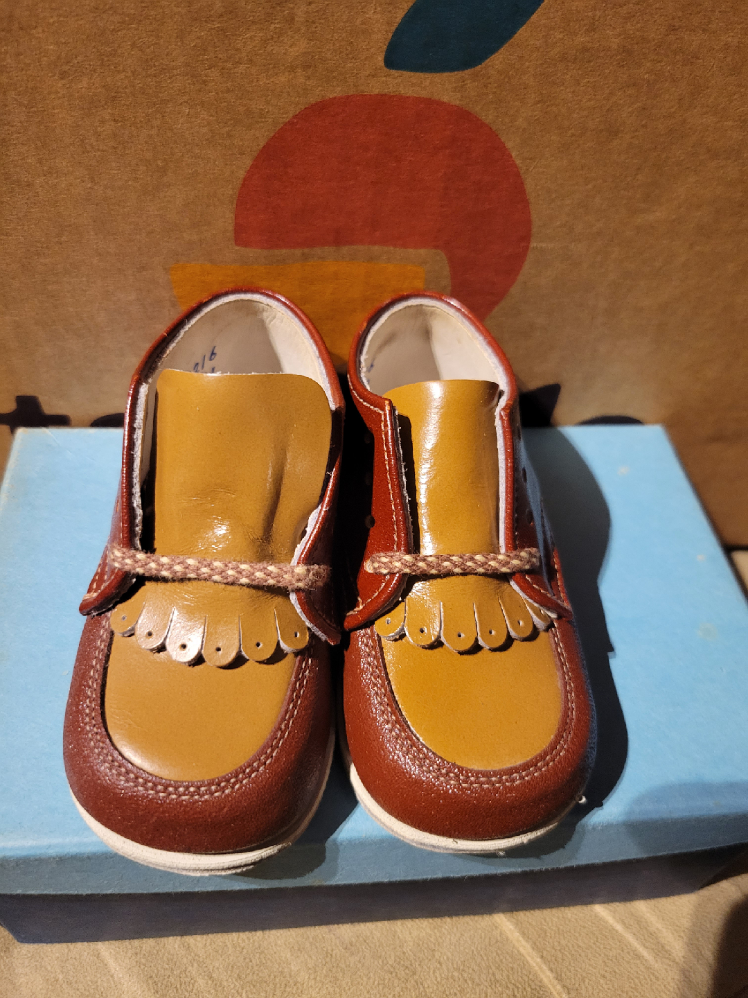 Vintage Toddler Leather Shoes