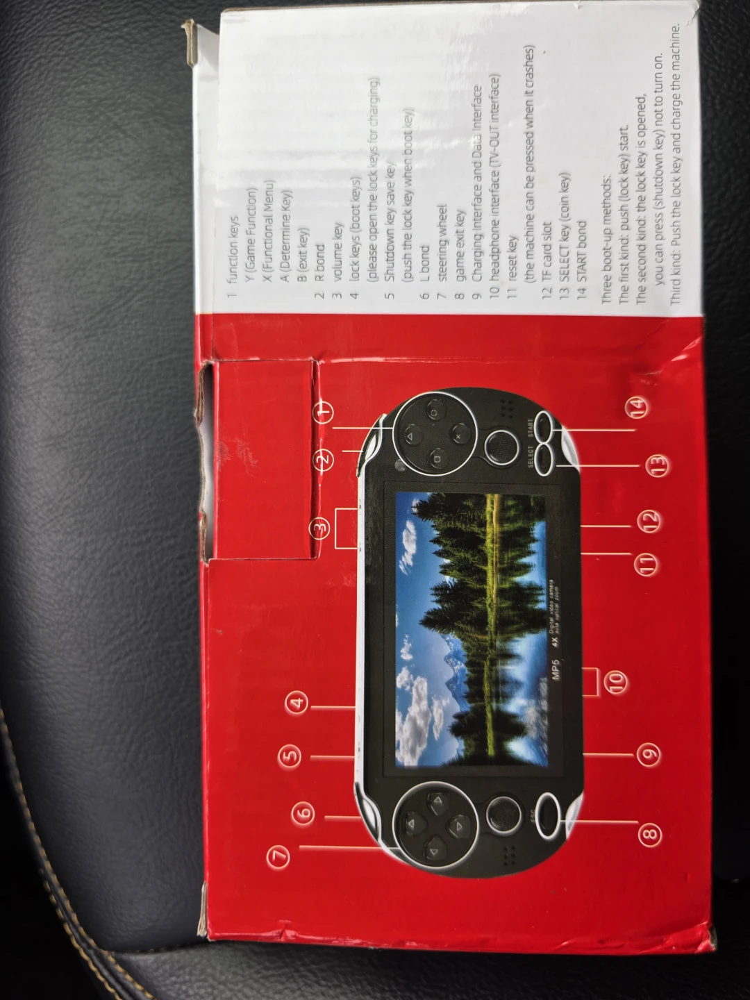 X7 MP5 Handheld Game Console - Enhanced Edition