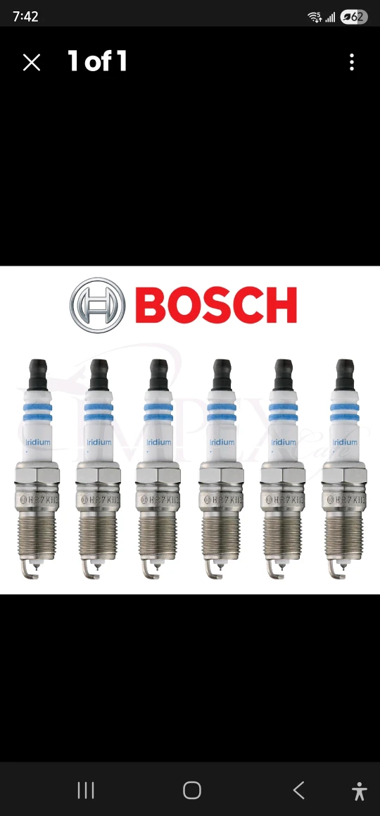 Bosch 9655 Double Iridium Spark Plugs