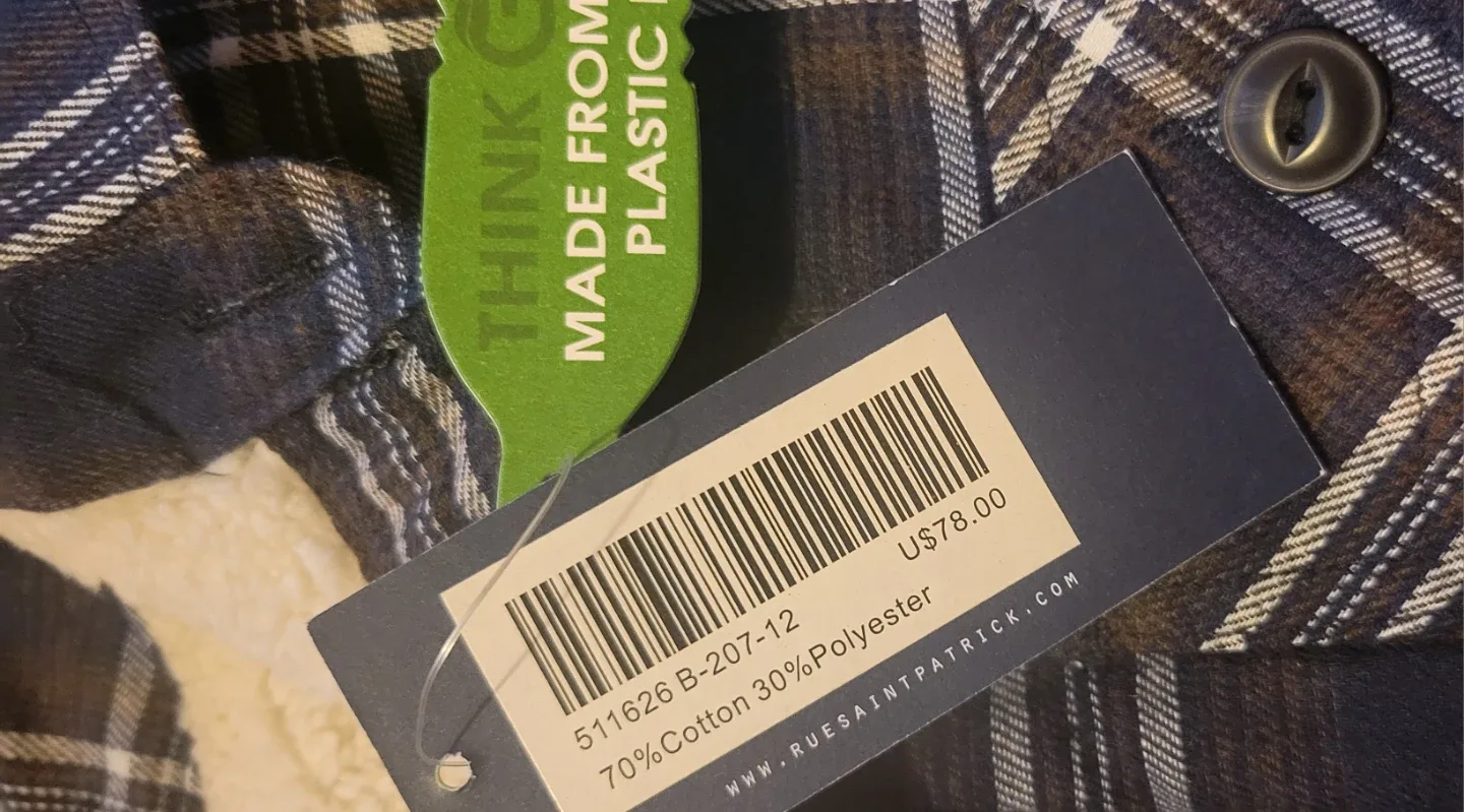 Saint Patrick Flannel Shirt Jacket - New with Tags image indicator(2)