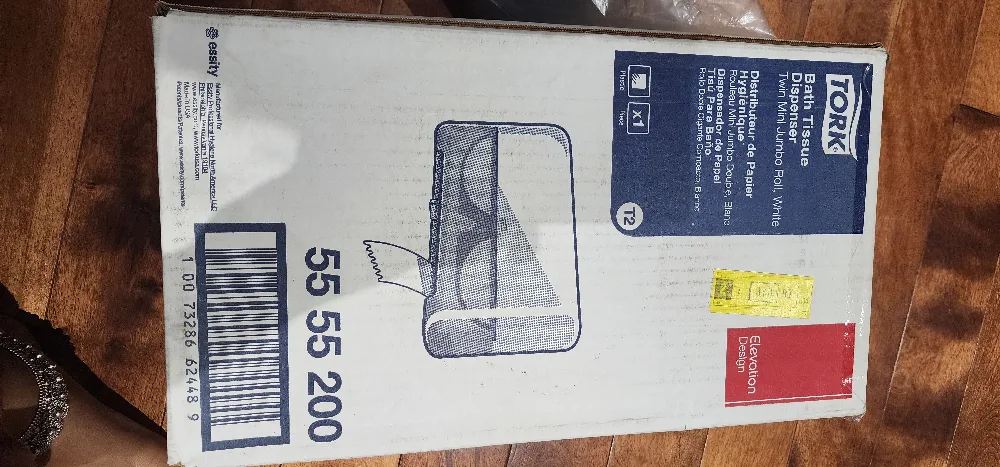 Tork Bath Tissue Dispenser - Twin Mini Jumbo Roll