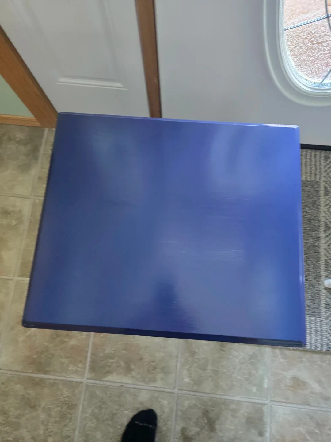 Blue Painted Side Table image indicator(2)