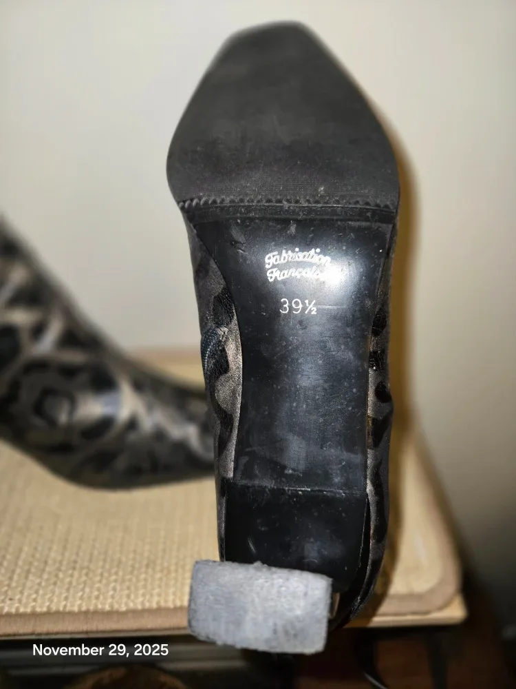 Leather Metallic Ankle Boots image indicator(2)