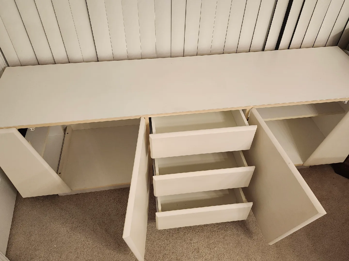 White Wooden TV Table image indicator(5)