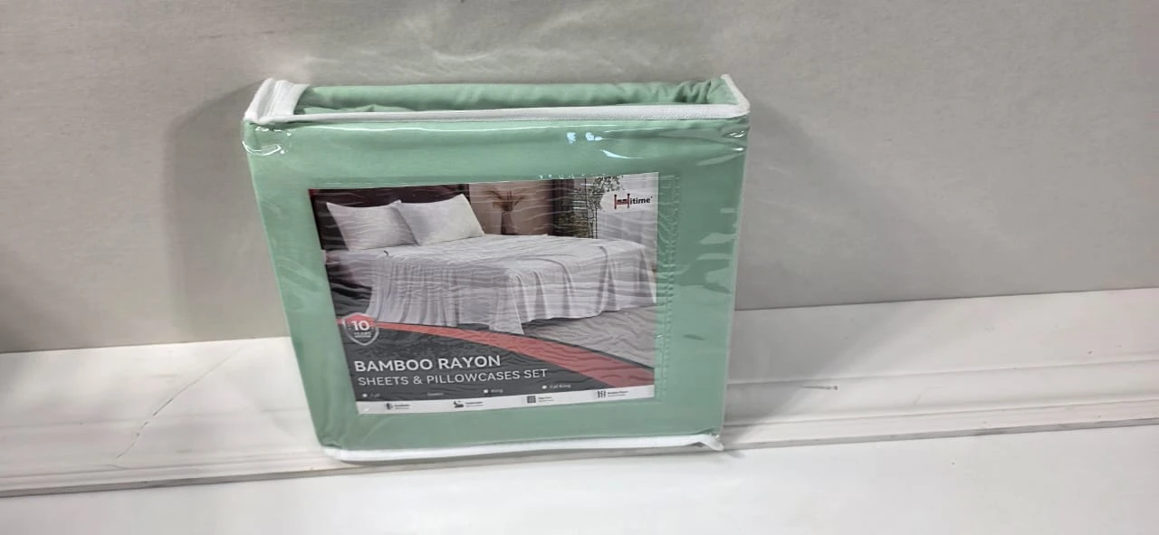 Home Time Bamboo Rayon Sheets & Pillowcases Set - photo 2