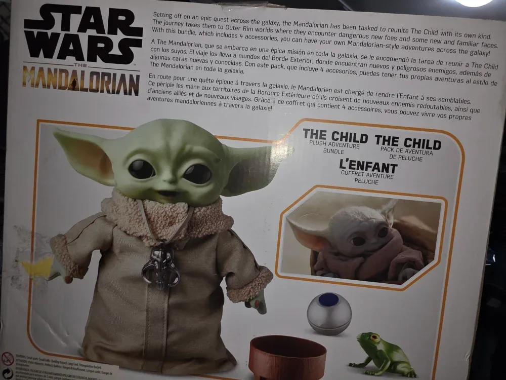 Star Wars Mandalorian The Child Plush Adventure Pack - New! image indicator(4)