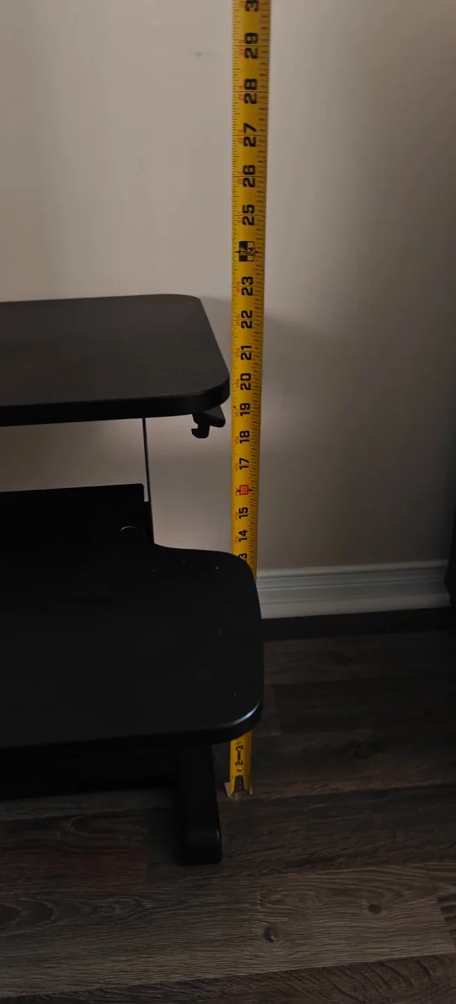 Black Standing Desk Converter image indicator(6)