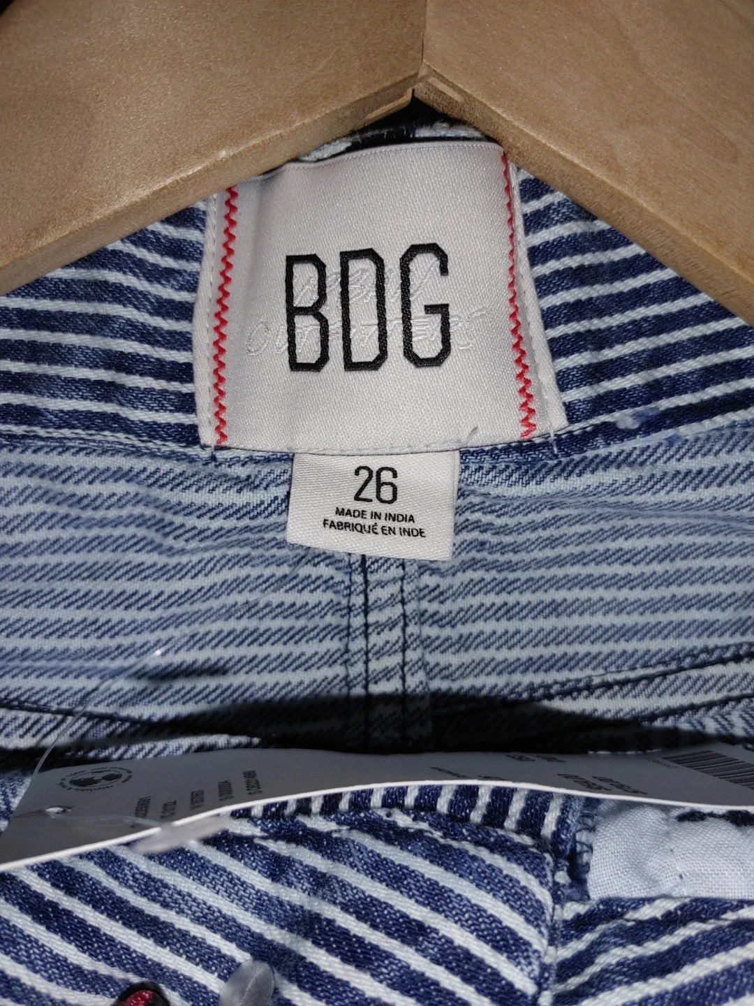 BDG Striped Denim Dark Pants - Size 26 image indicator(3)