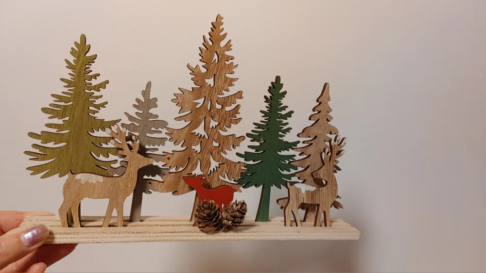 Wooden  Forest Scene Decoration New