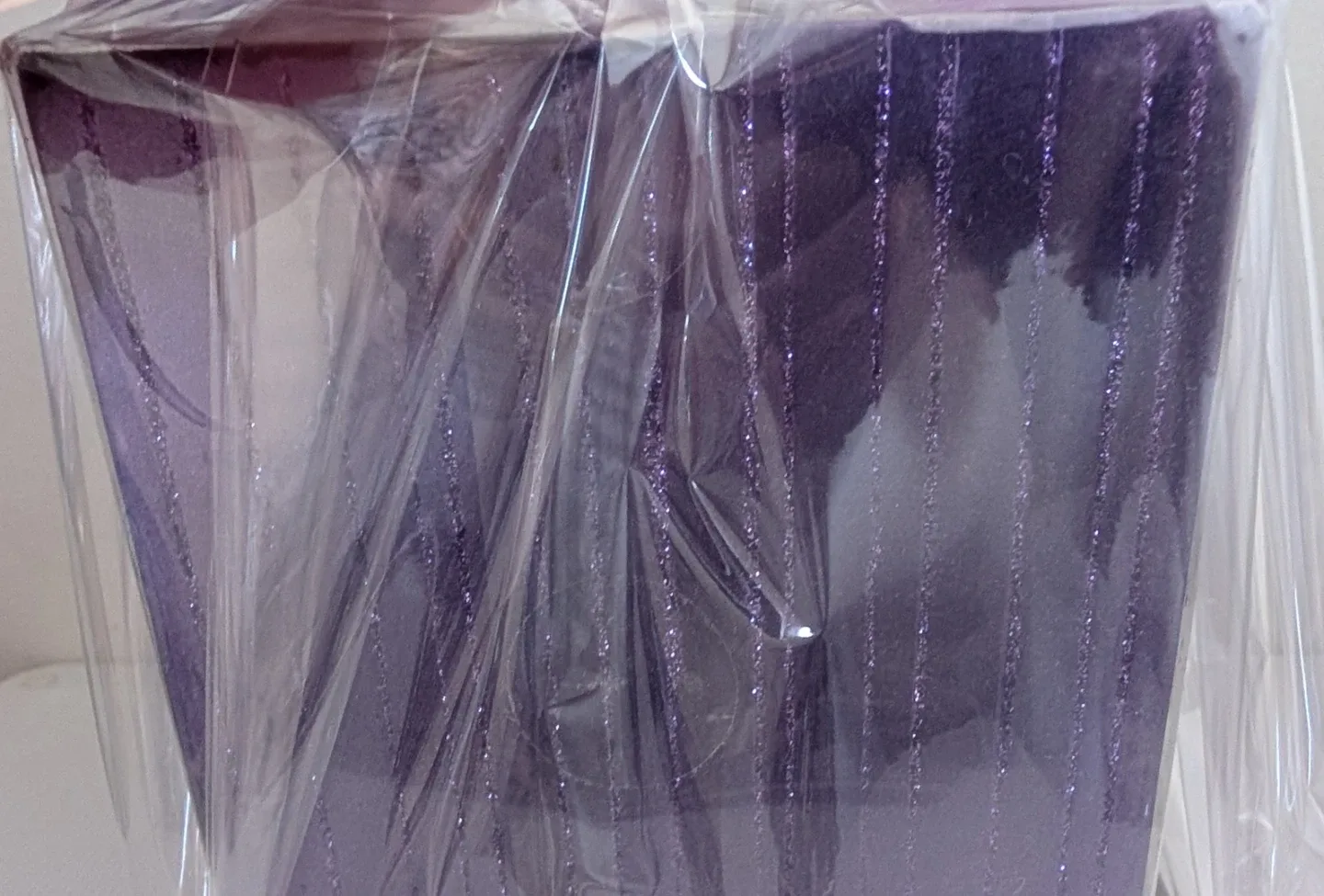 Purple Candle with Glass Coaster image indicator(2)