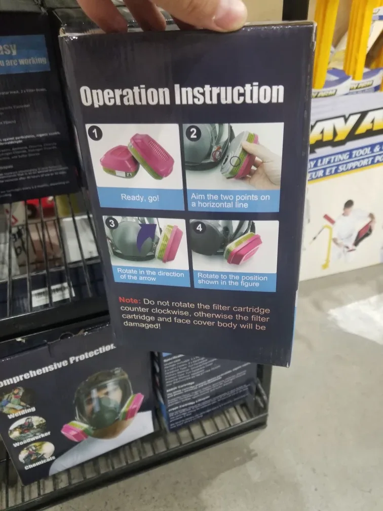 6800 Reusable Full Face Respirator - New image indicator(2)