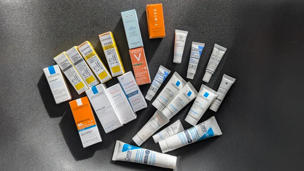 Mixed Lot of Skincare Products - Avène, La Roche-Posay, elf