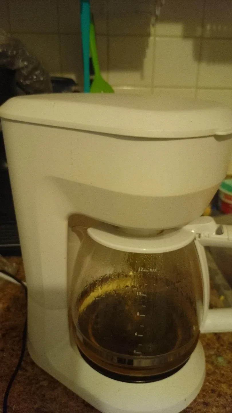 White Coffee Maker