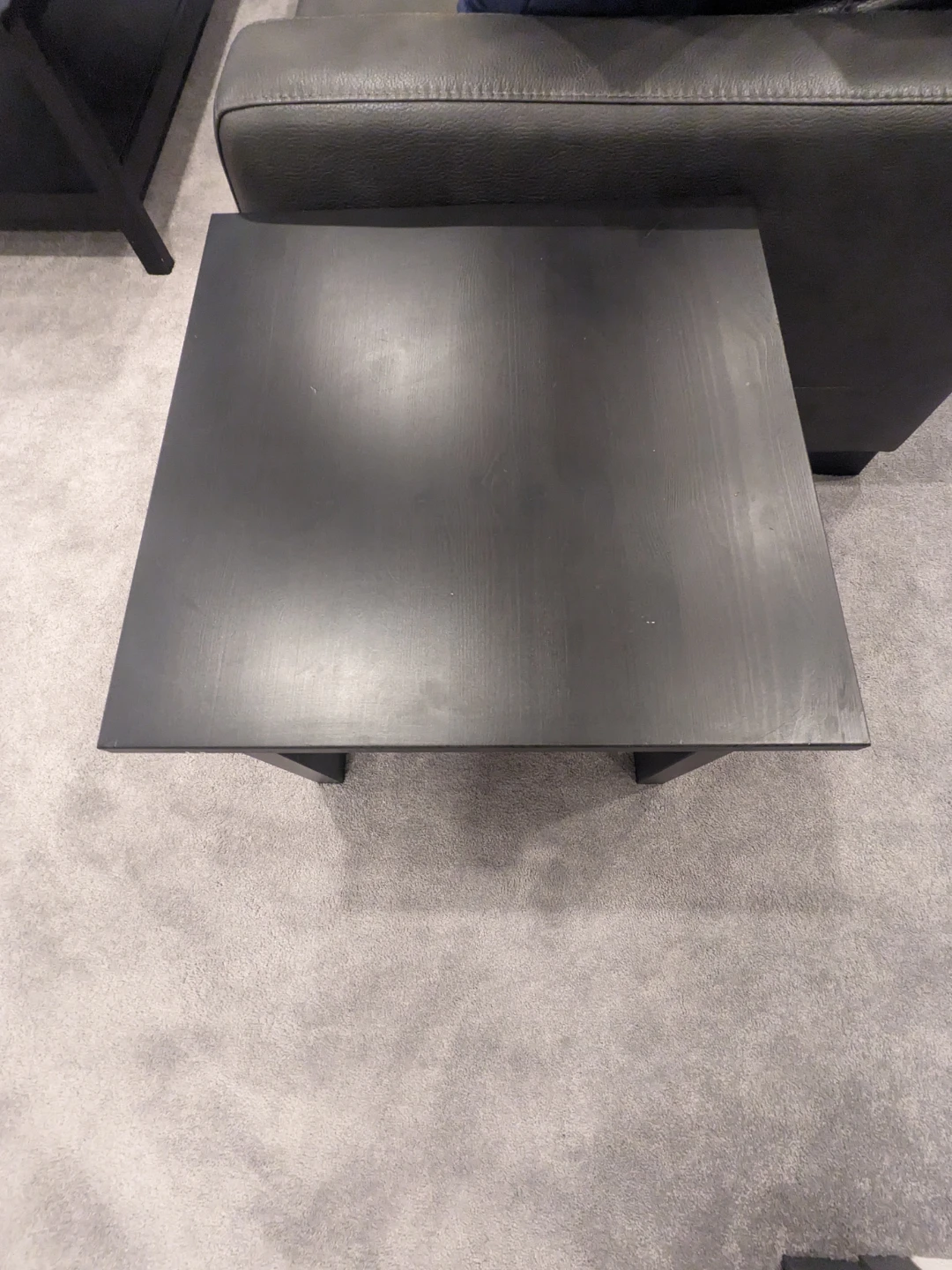 Ikea Hemnes Black Side Table - photo 2