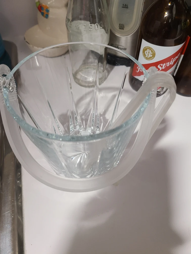 Glass Bowl with Handles for ice