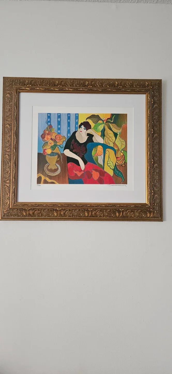 Tarkay Itzchak 'Colorful Afternoon' Serigraph