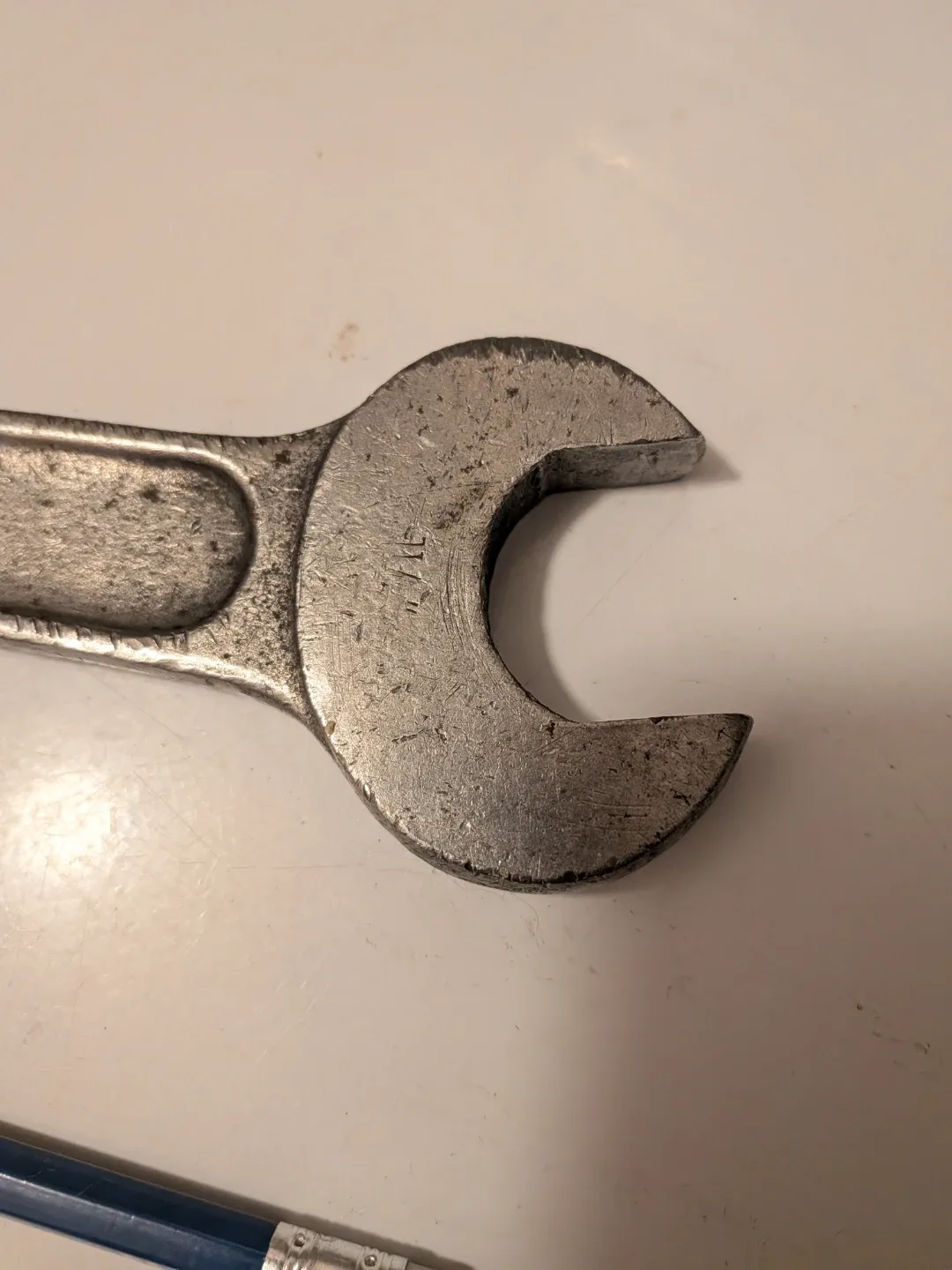 Vintage chunky BSA No. 11A Open End Wrench 9 "/16 image indicator(5)