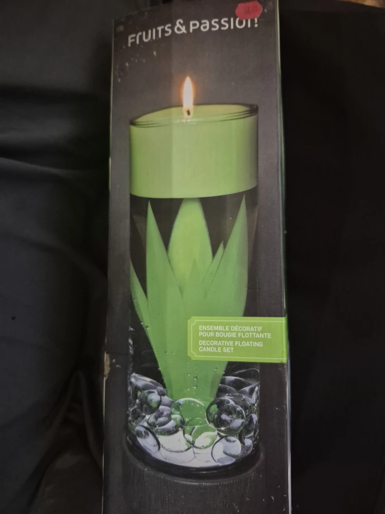 Fruits & Passion Deco Vase Floating Candle Set - NEW