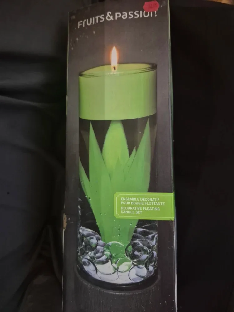 Fruits & Passion Deco Vase Floating Candle Set - NEW