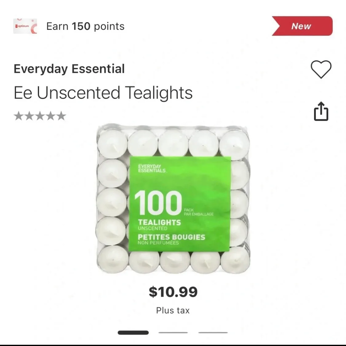 Tealight unscented candle x 200 image indicator(2)