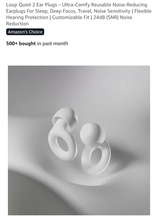 Loop Quiet 2 Noise Reducing Ear Plugs