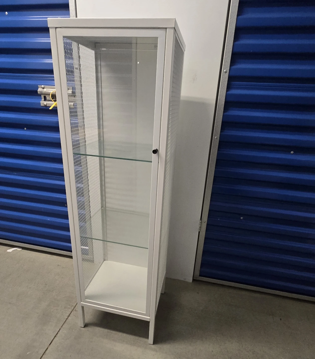 IKEA  Glass Door Cabinet - White - photo 4